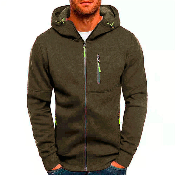Comfortable huvt clear up for men with zip