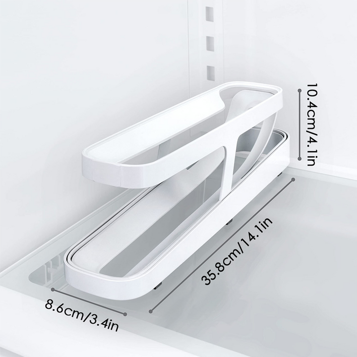 Automatic Rolling Egg Dispenser - Compact Cooking Cup Storage