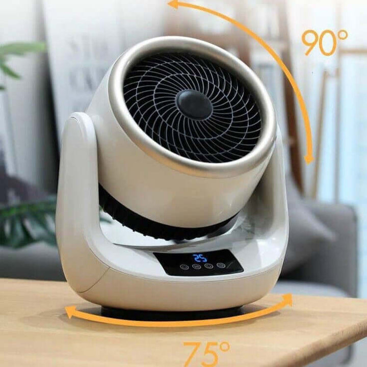 Compact *mini heat fan for quick and nice heat