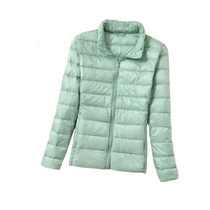 Women Short Quilted Dunjakke – Warm &amp; Stylish Parkas