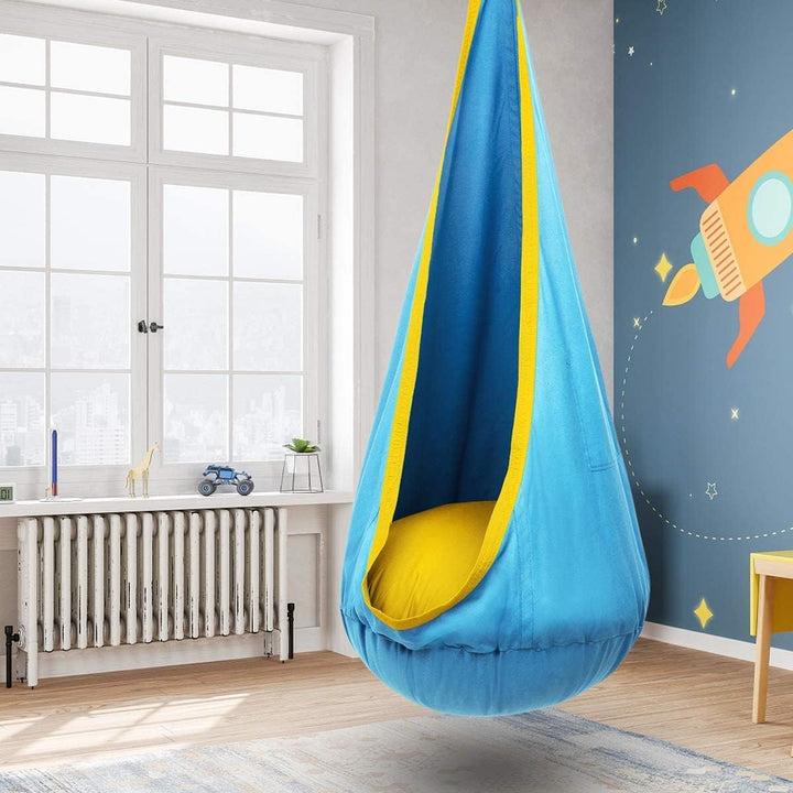 Children one cosy hang chair with air pillow - perfect for play and relaxation