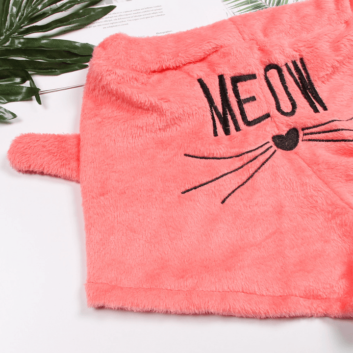Cosy cat pyjama seen for women