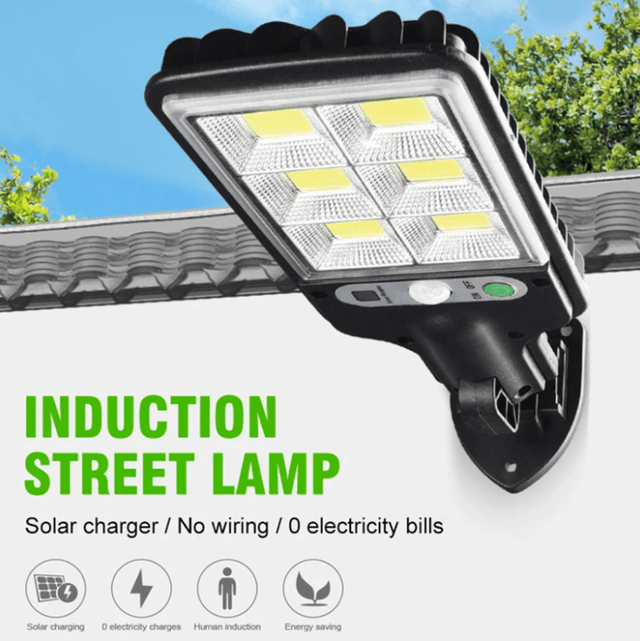 Powerful Waterproof Solflom Utelys with Bevegelsessensor for Outdoors Use