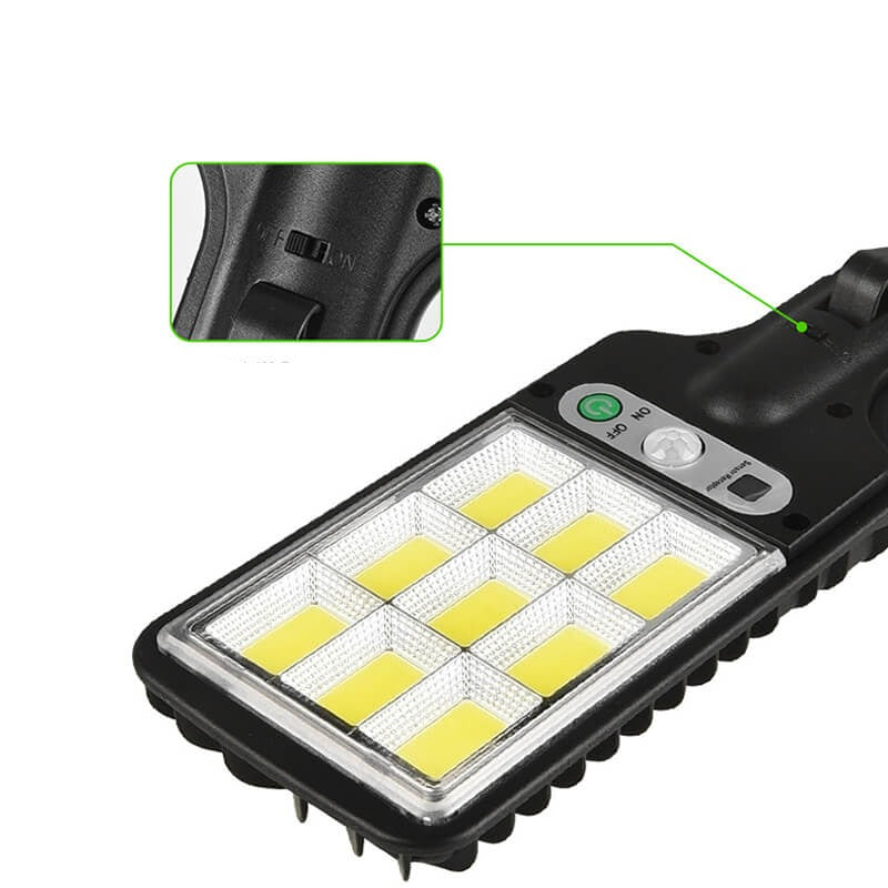 Powerful Waterproof Solflom Utelys with Bevegelsessensor for Outdoors Use