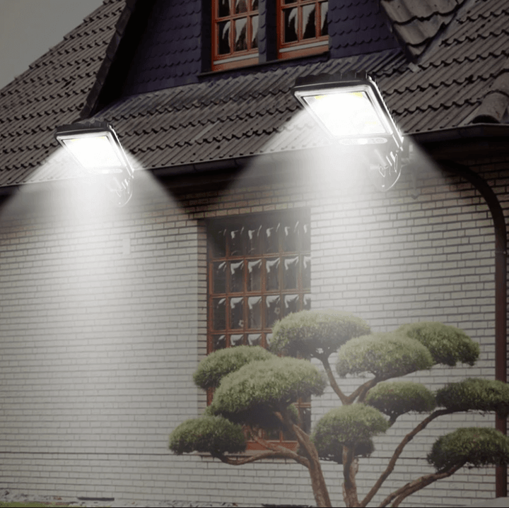 Powerful Waterproof Solflom Utelys with Bevegelsessensor for Outdoors Use