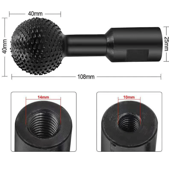 Universal Three-Cutting Ball Head for Angle Grinders - Efficient Treforming