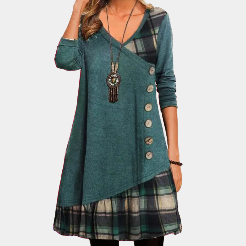Women Midi dress with Relaxed fit