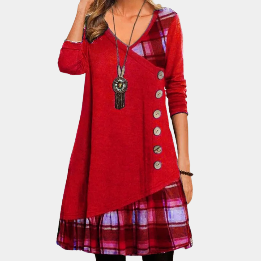 Women Midi dress with Relaxed fit