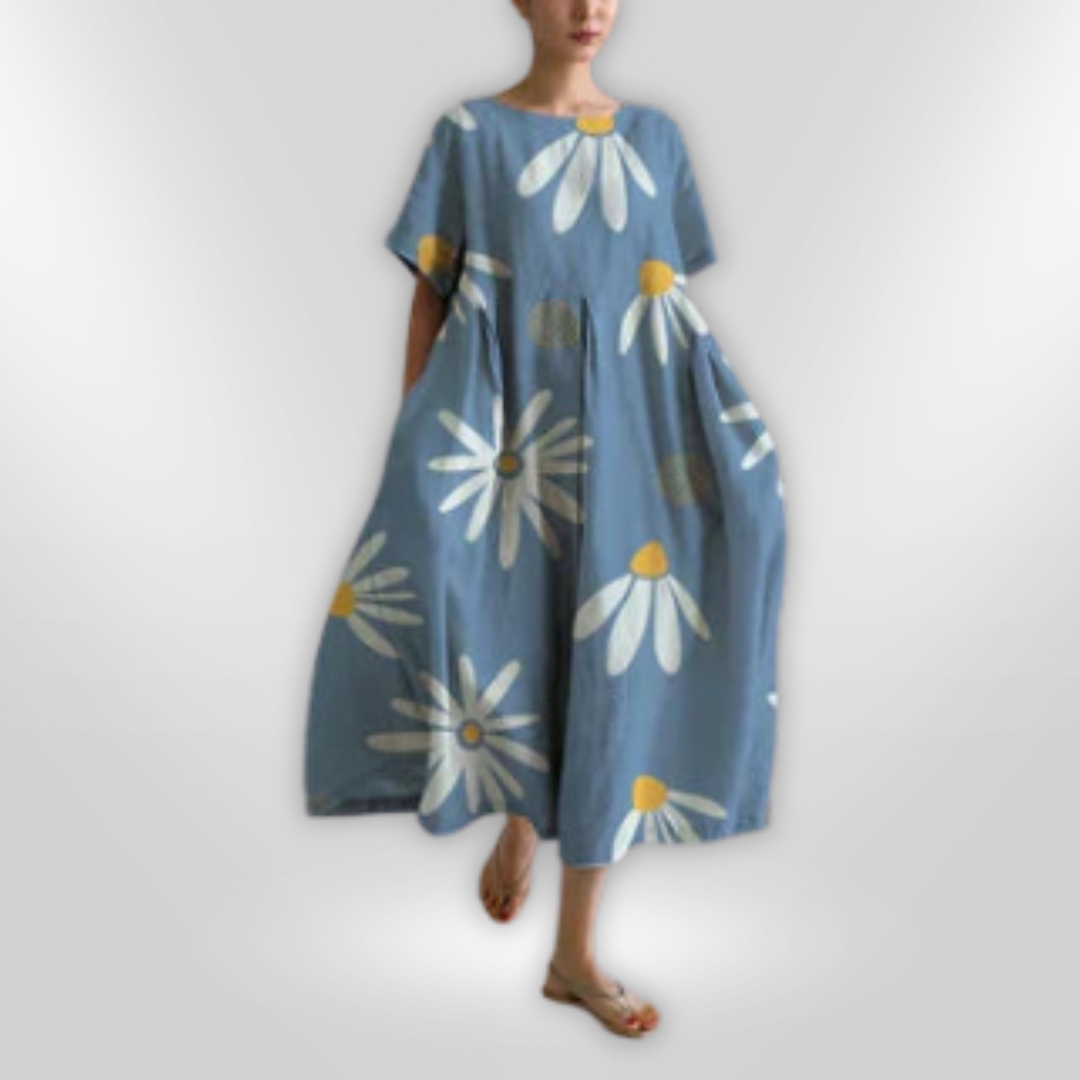 Women Floral Maxi dress in Cotton – Comfortable &amp; Stylish
