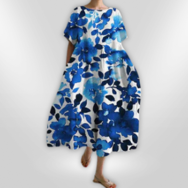 Women Floral Maxi dress in Cotton – Comfortable &amp; Stylish
