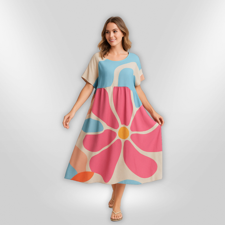 Women Floral Maxi dress in Cotton – Comfortable &amp; Stylish