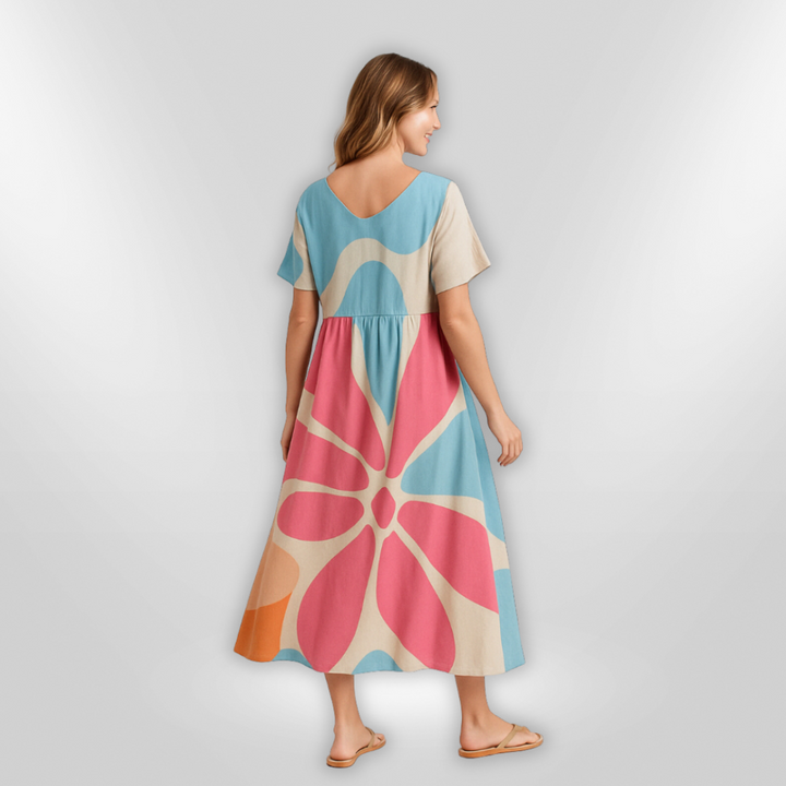 Women Floral Maxi dress in Cotton – Comfortable &amp; Stylish