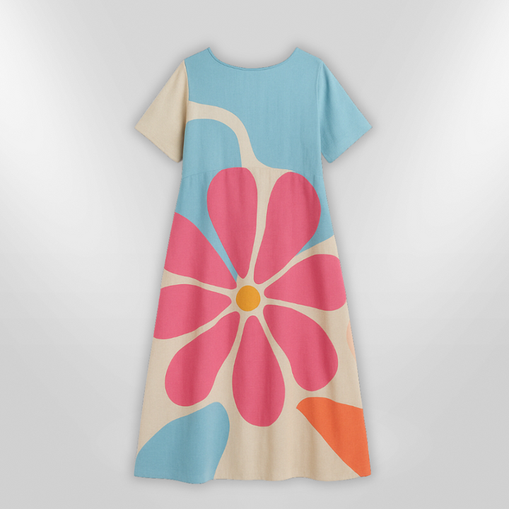 Women Floral Maxi dress in Cotton – Comfortable &amp; Stylish