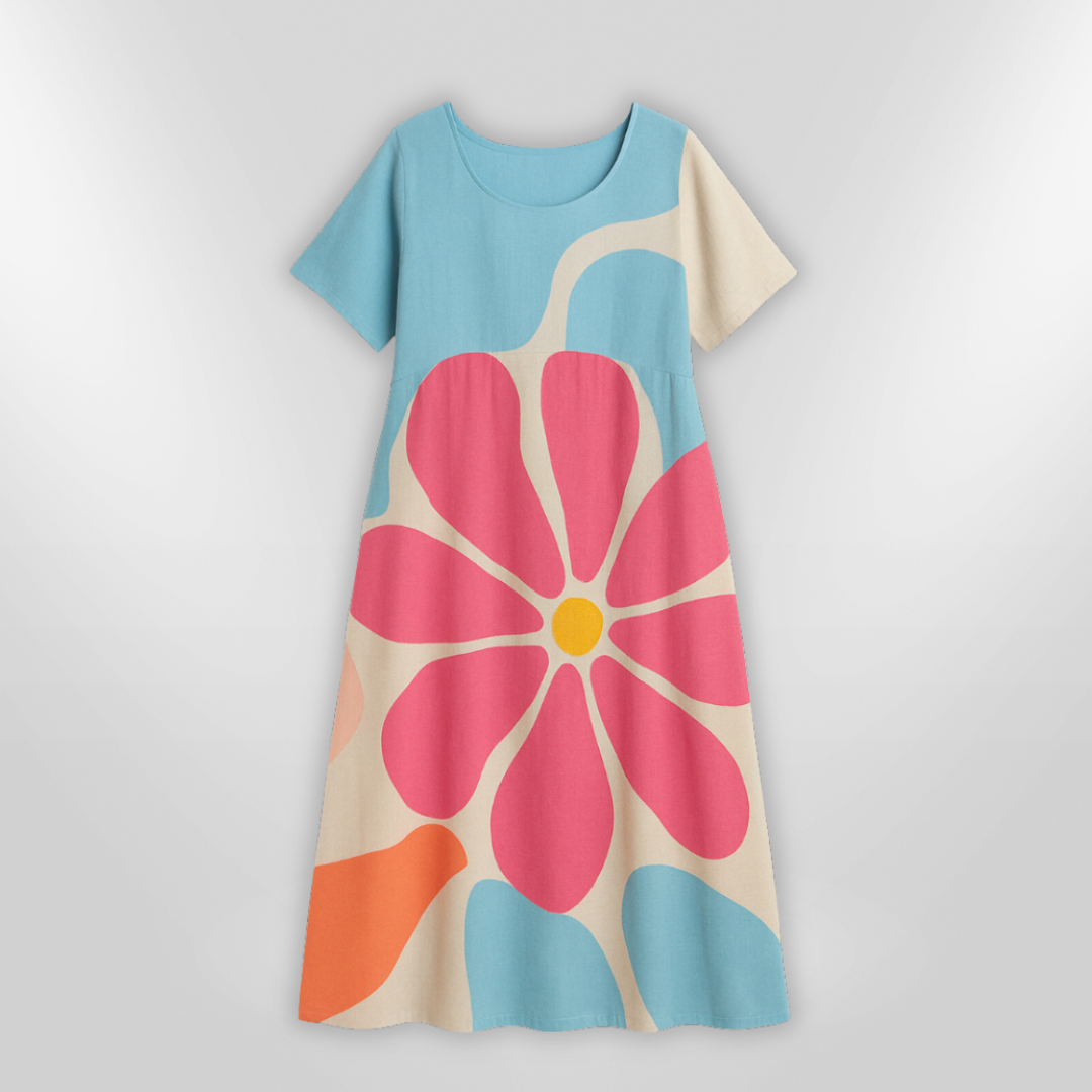 Women Floral Maxi dress in Cotton – Comfortable &amp; Stylish