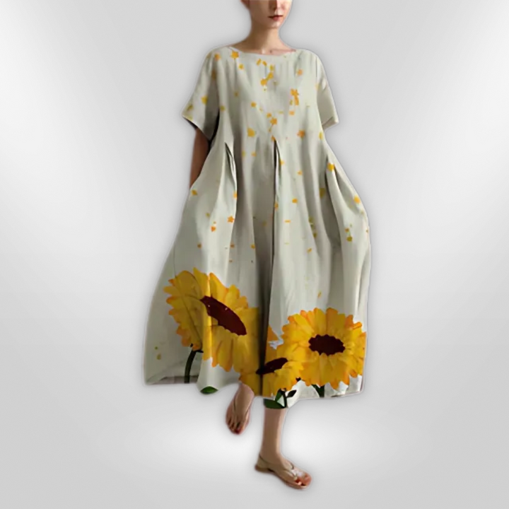 Women Floral Maxi dress in Cotton – Comfortable &amp; Stylish