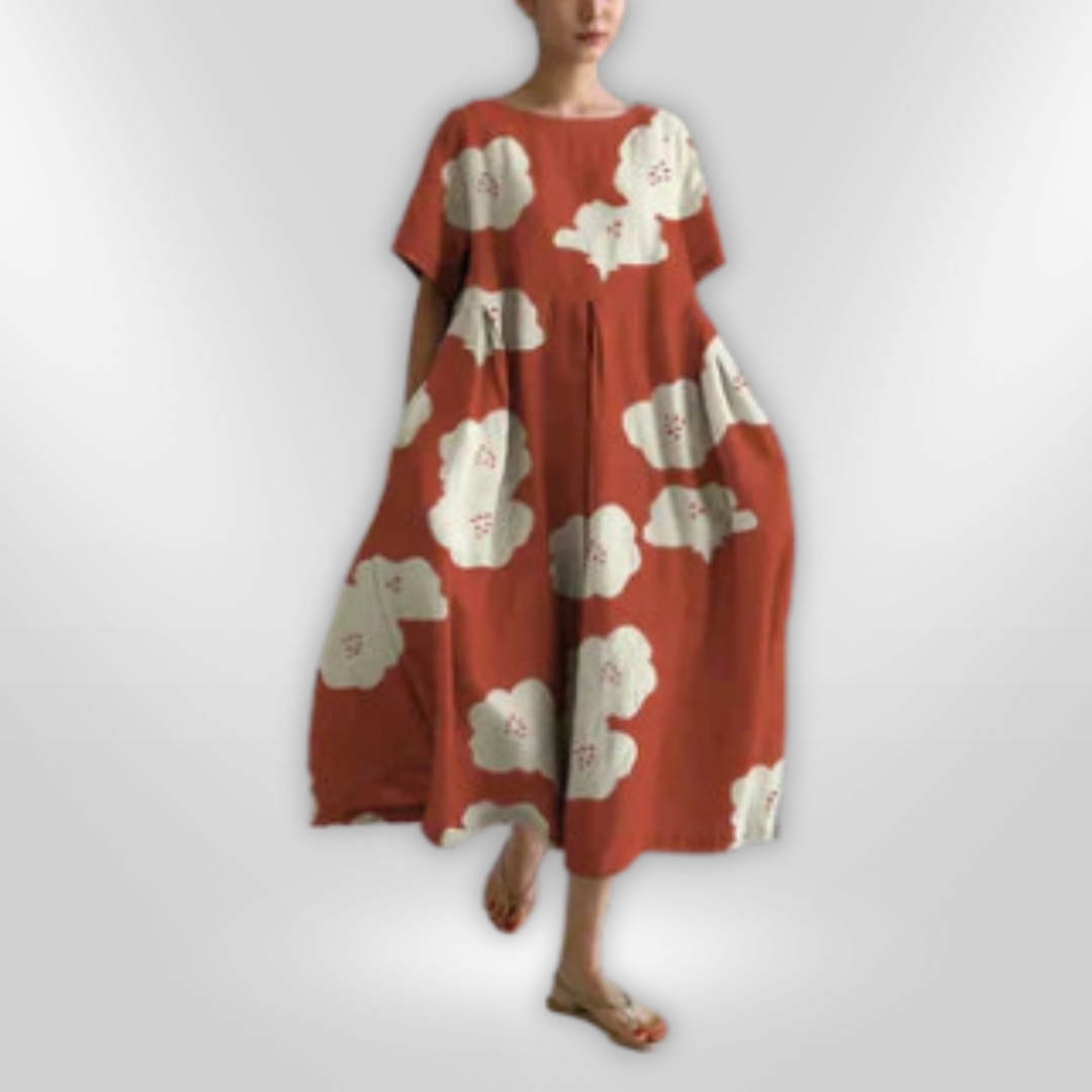 Women Floral Maxi dress in Cotton – Comfortable &amp; Stylish
