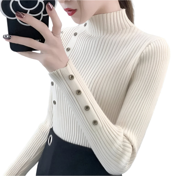 Women Elegant Rullekragegenser – Timeless Comfort for Every day