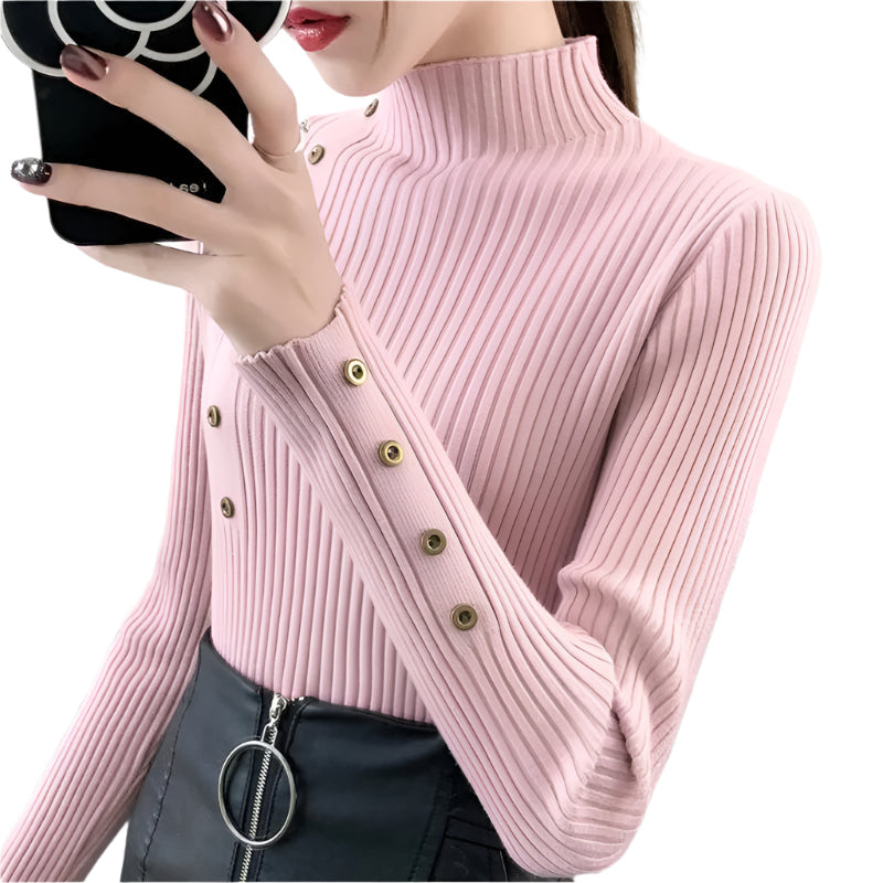 Women Elegant Rullekragegenser – Timeless Comfort for Every day