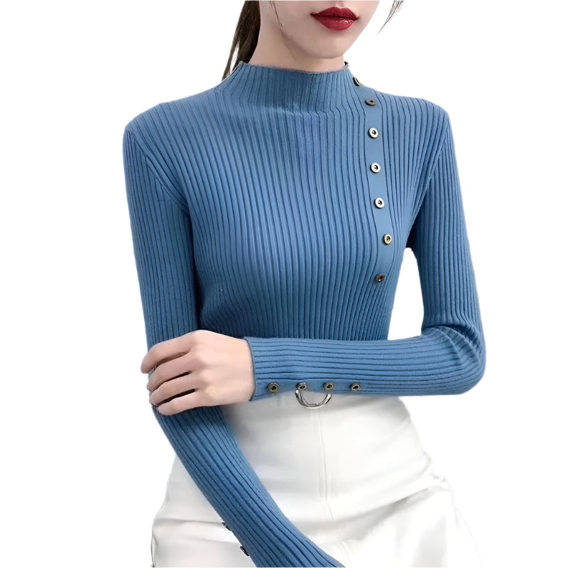 Women Elegant Rullekragegenser – Timeless Comfort for Every day