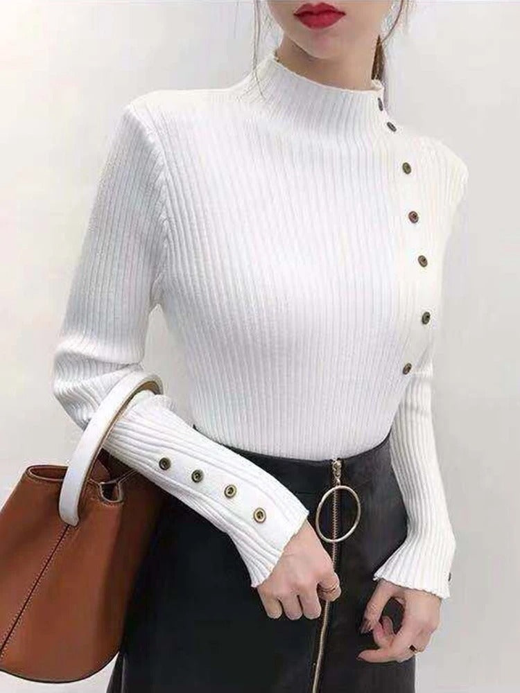 Women Elegant Rullekragegenser – Timeless Comfort for Every day