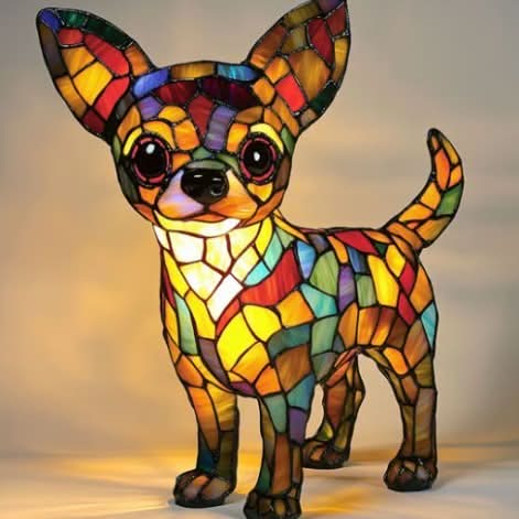Unisex suffered night lamp with unique Dyre design