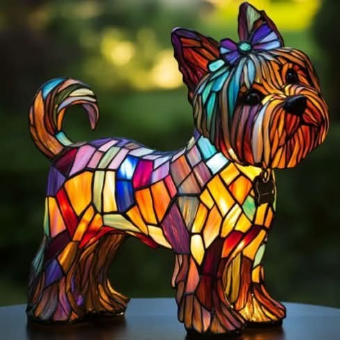 Unisex suffered night lamp with unique Dyre design