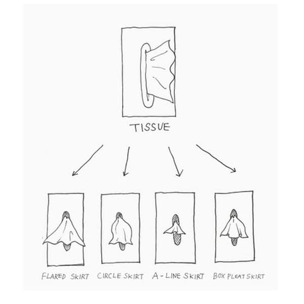 Play tissue tin for classy hemmedeko ration