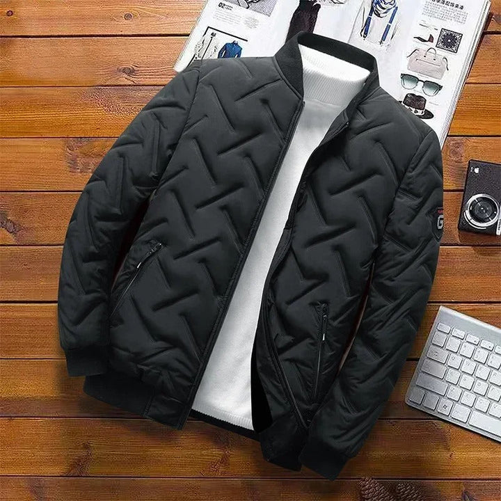 Men lightweight winter parka for heat and style