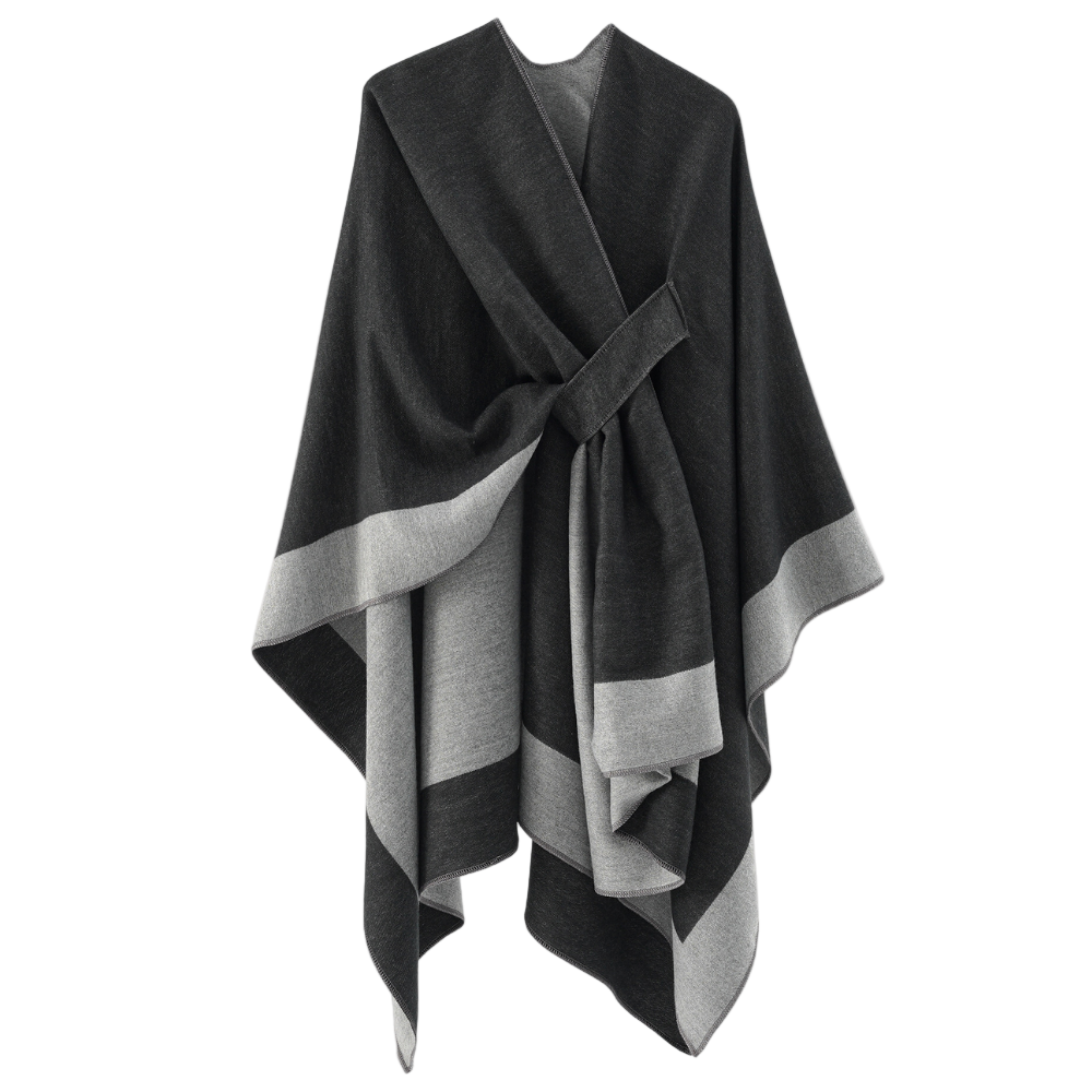 Woman Poncho in Luxurious Design