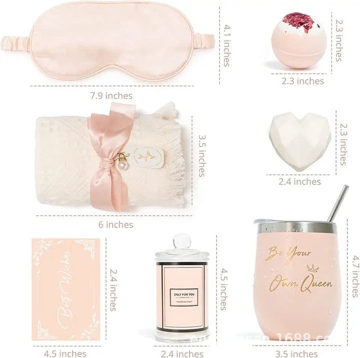 Complete badegave seen for deep relaxation and wellbeing