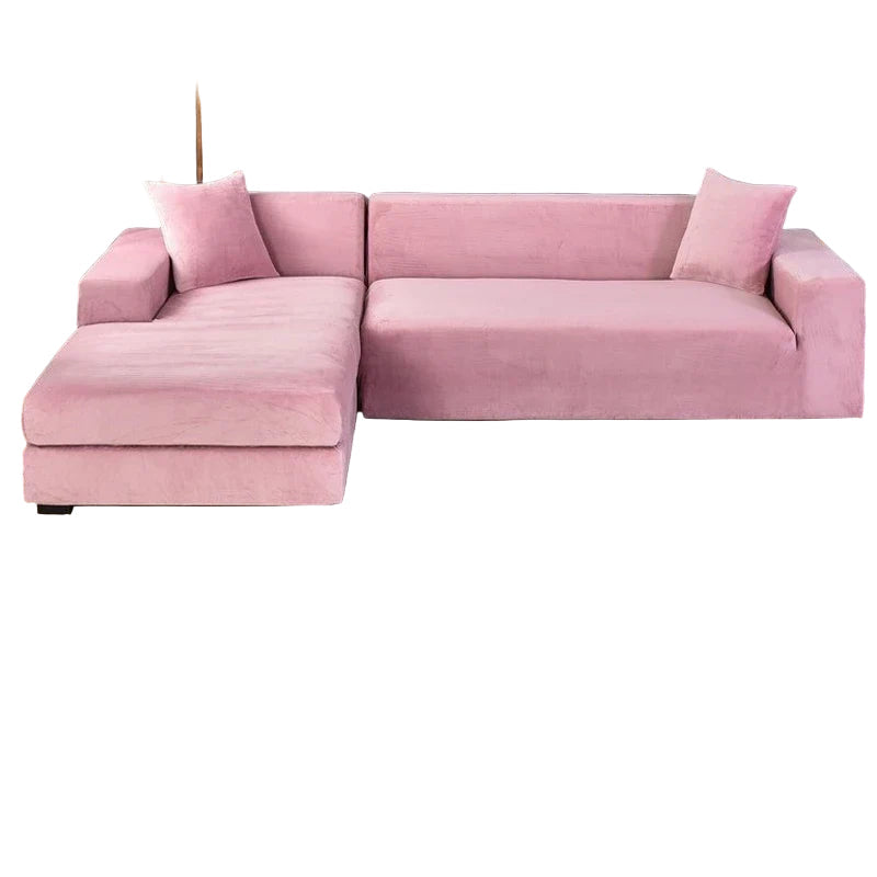 Luksuri pour couch feature in velvet for elegant protection