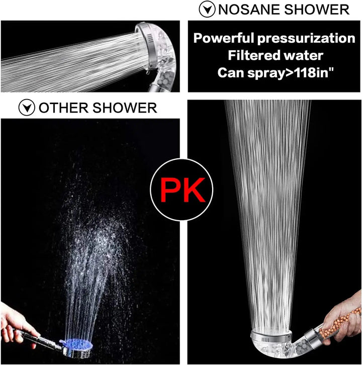 Luxury shower head with lofty pressure and 3 innstill Inger for home
