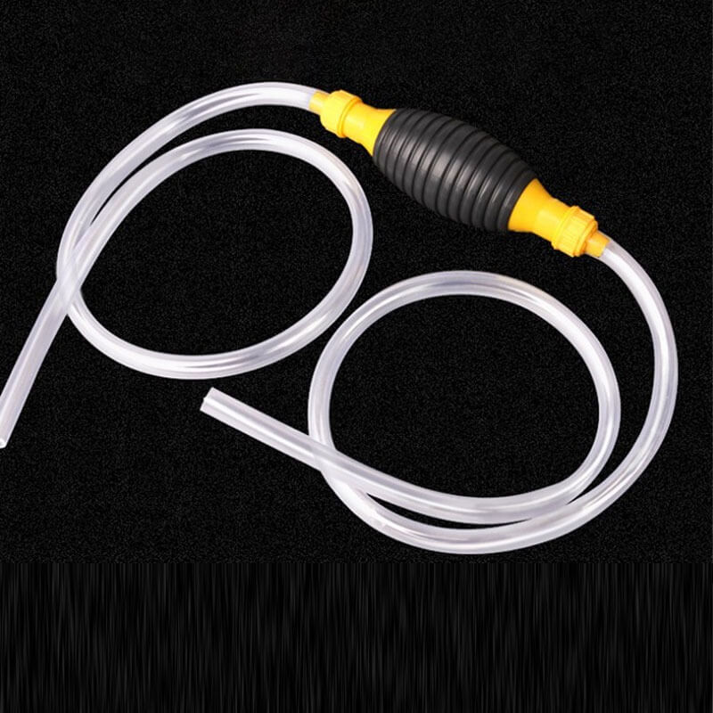 Manual fuel pump for quick stuffing and overf salmon trout