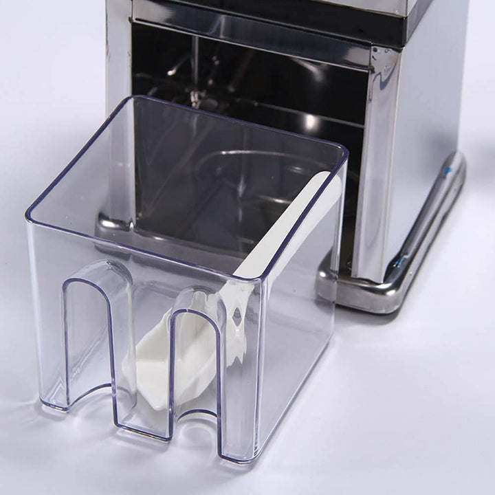 Manual isknu notice in rust free steel for perfect drikker