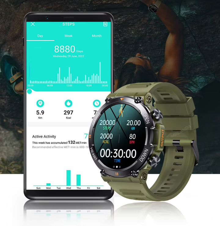 Men hd bluetooth smart clock