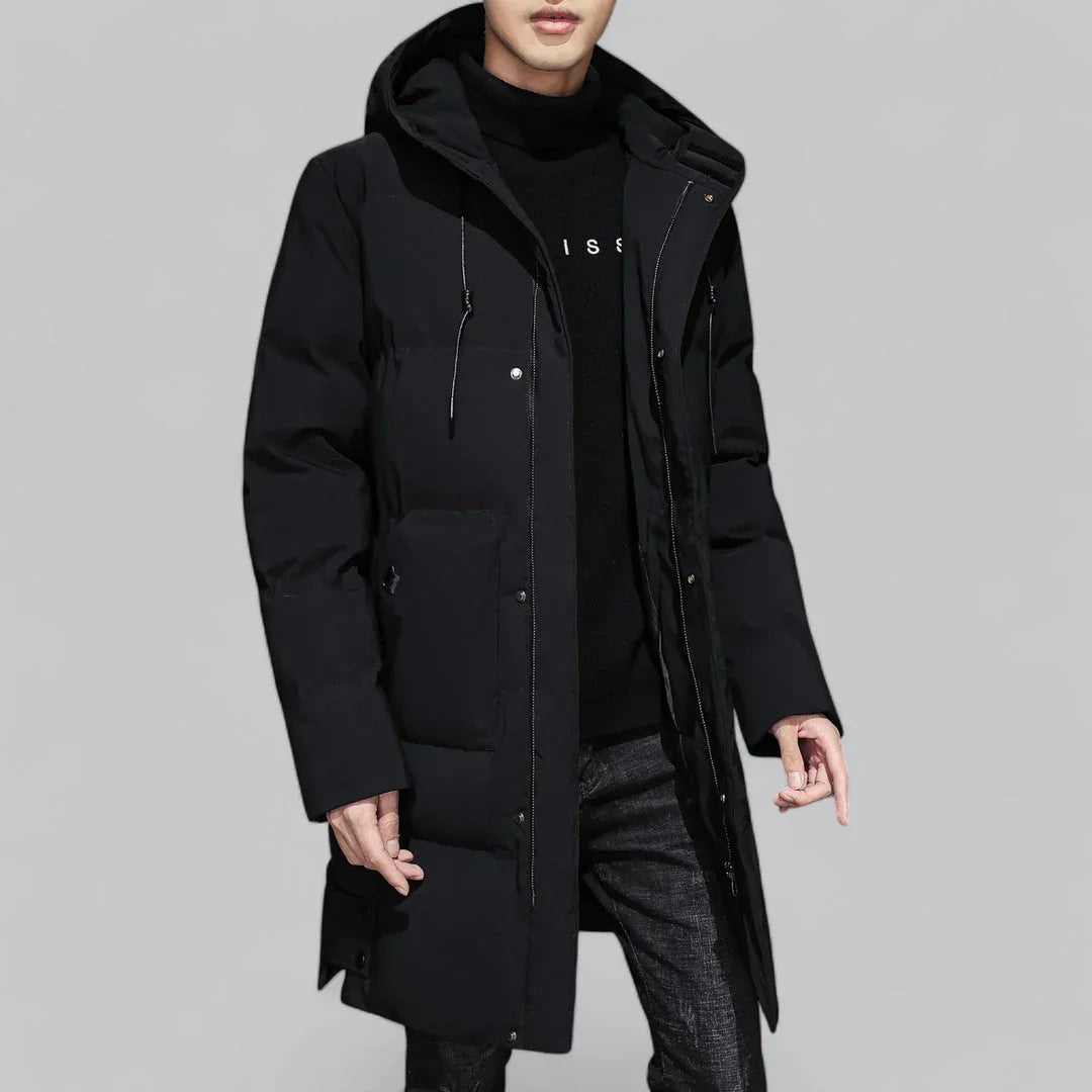 Men long vinterparka - warm and classy