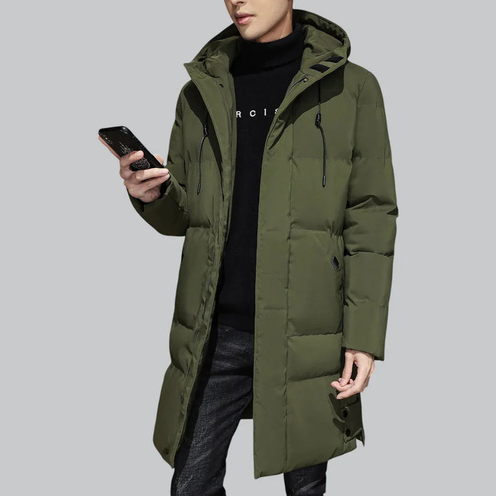 Men long vinterparka - warm and classy