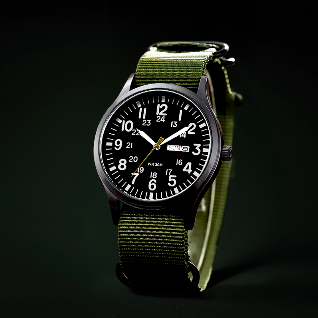 Men robust outdoor wristwatch