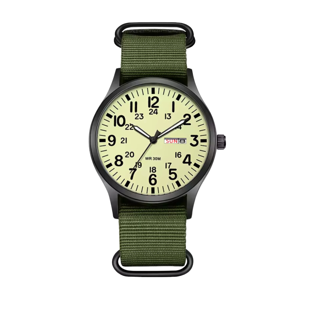 Men robust outdoor wristwatch