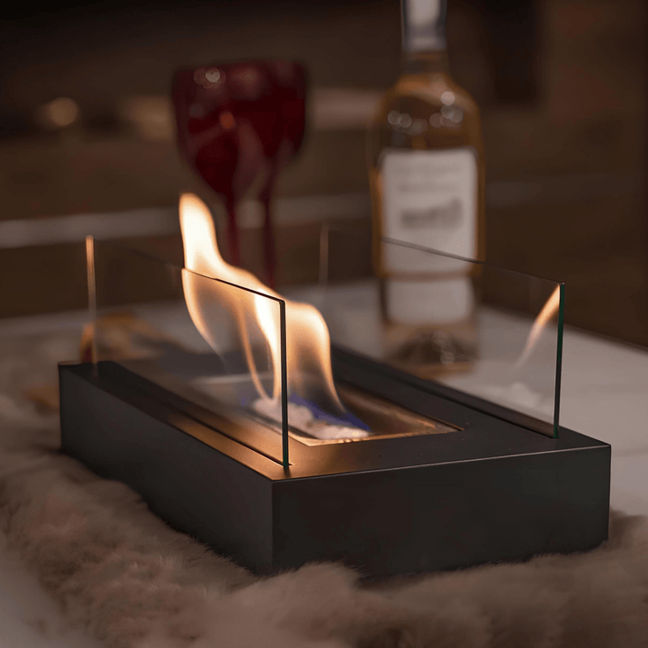 Table hearth for indoor and outdoor usage