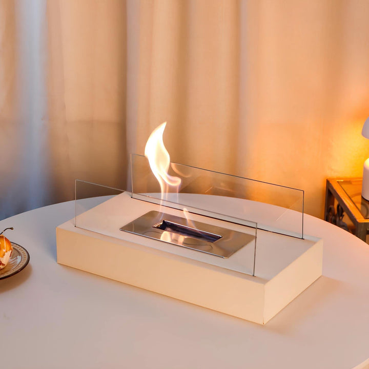 Table hearth for indoor and outdoor usage