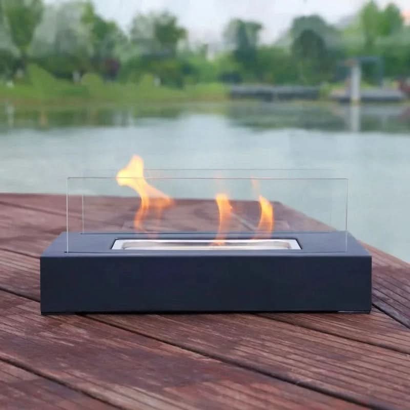Table hearth for indoor and outdoor usage