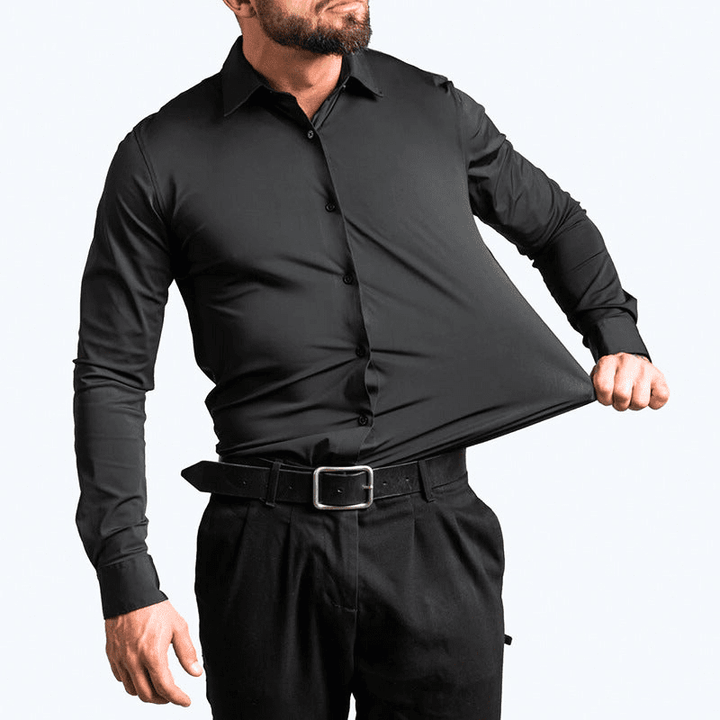 Men modern stretch shirt for elegant comfort