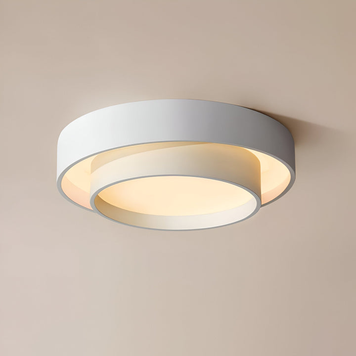 Modern LED Ceiling Lamp with Double Layer Design