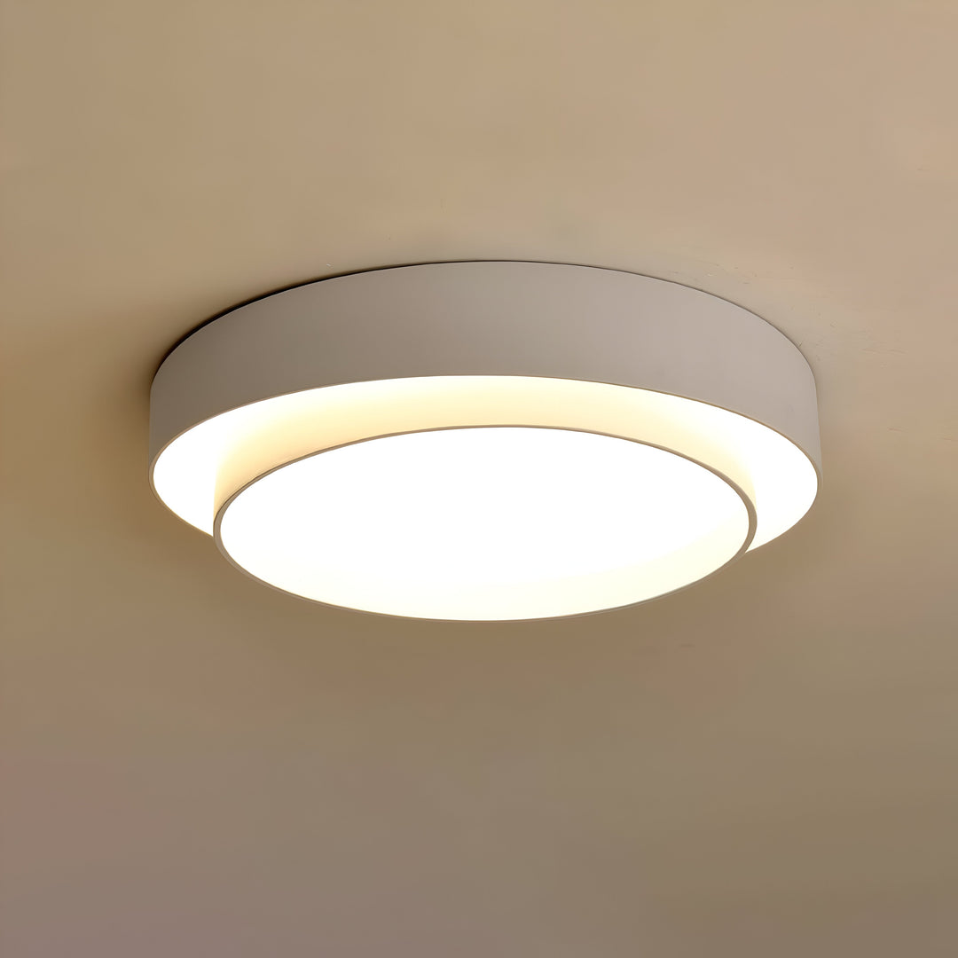 Modern LED Ceiling Lamp with Double Layer Design