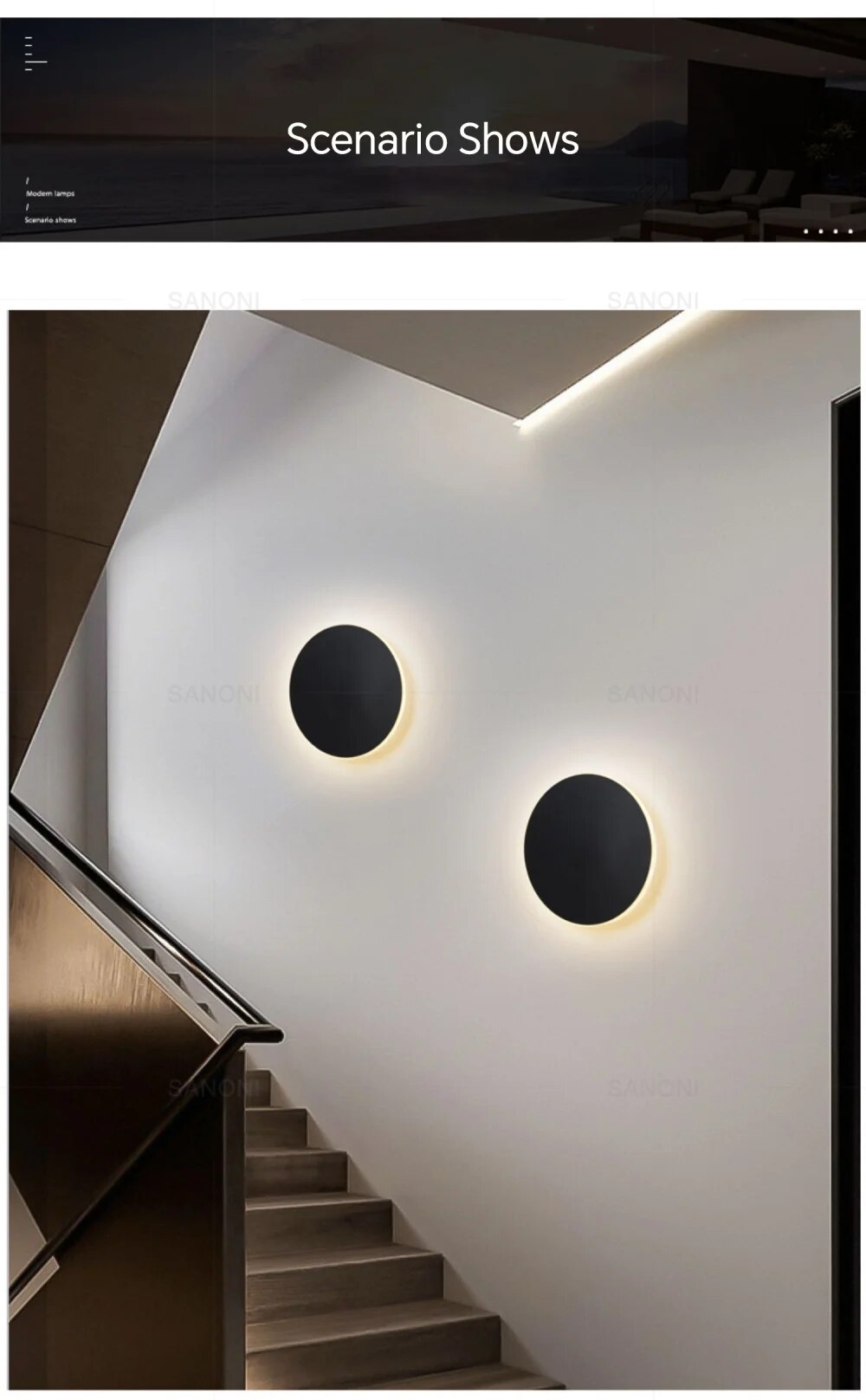 Modern LED Wall Lamp Minimalist Design