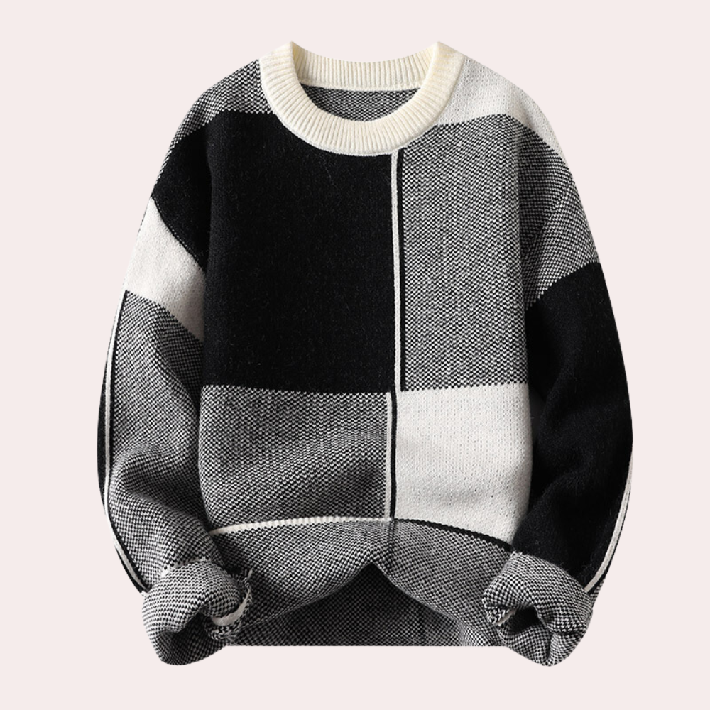 Men jumper knitted modern