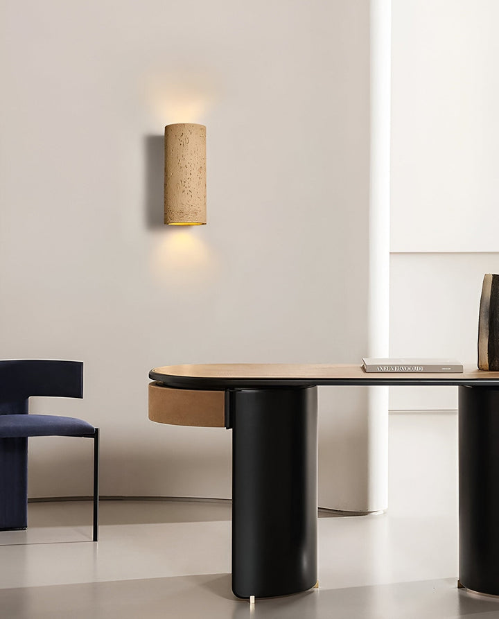 Modern suffered wall light with elegant up / down lighting
