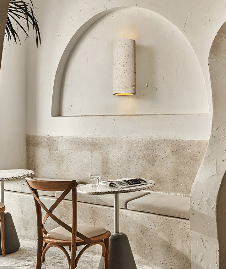 Modern suffered wall light with elegant up / down lighting