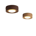 Ceiling Lamp with Warm LED & Elegant Walnut Look